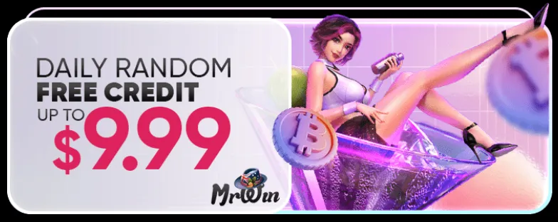 MrWin9 Casino daily random free credit bonus up to $9.99 — one of the reasons to choose MrWin9
